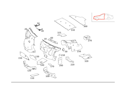 Damping in Passenger Compartment for 2011 Mercedes-Benz C 300 #0