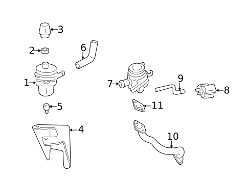 Emission Components for 2000 Pontiac Bonneville #1