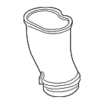 17228RCJA00 - : Engine Air Intake Hose for Honda: Accord Image