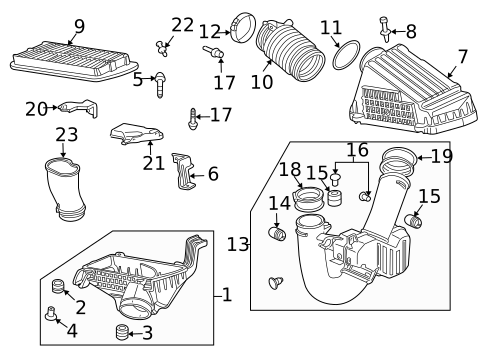 Air Intake for 2007 Honda Accord #1