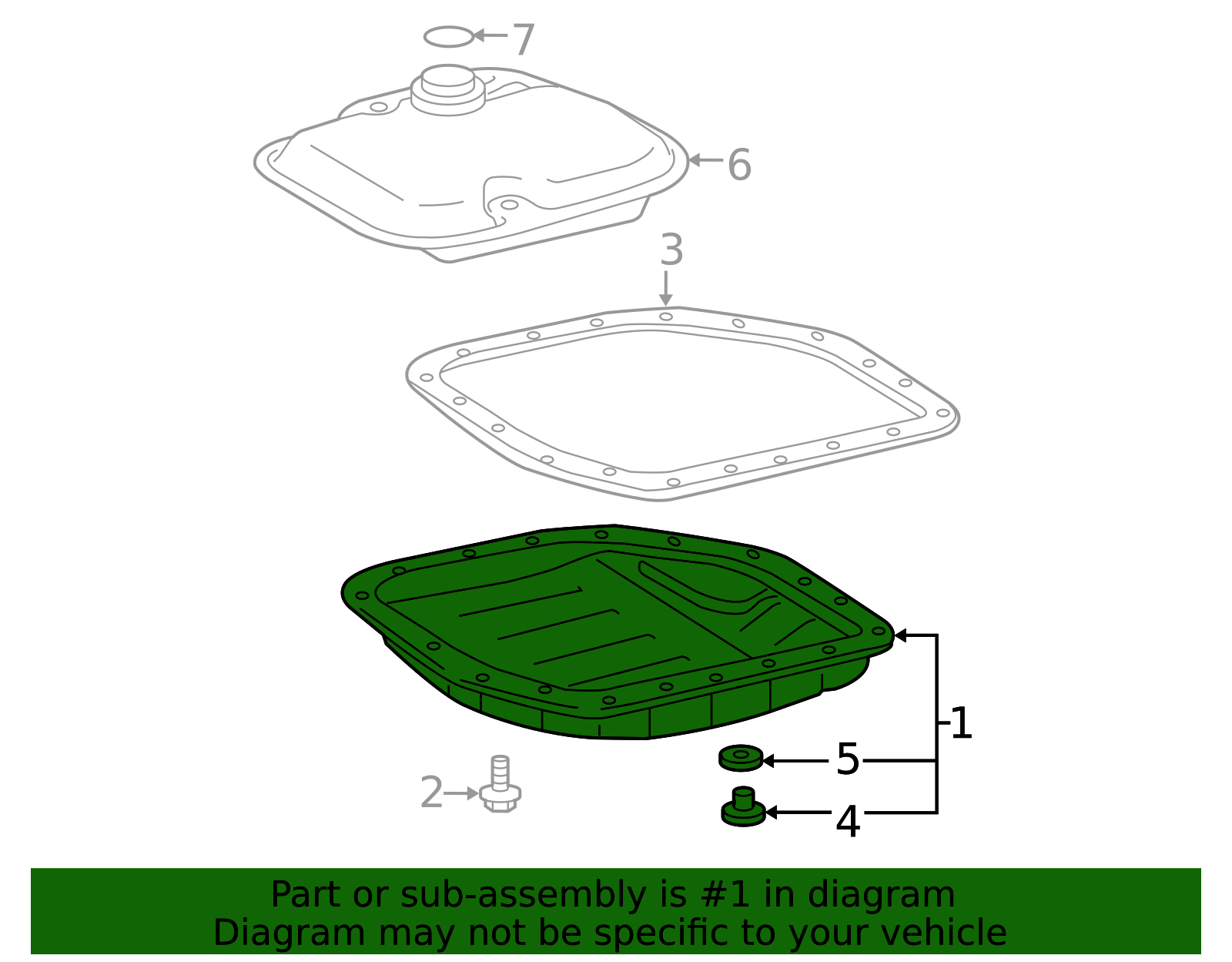 35106-12210 - Transmission Oil Pan 2014-2022 Toyota Corolla