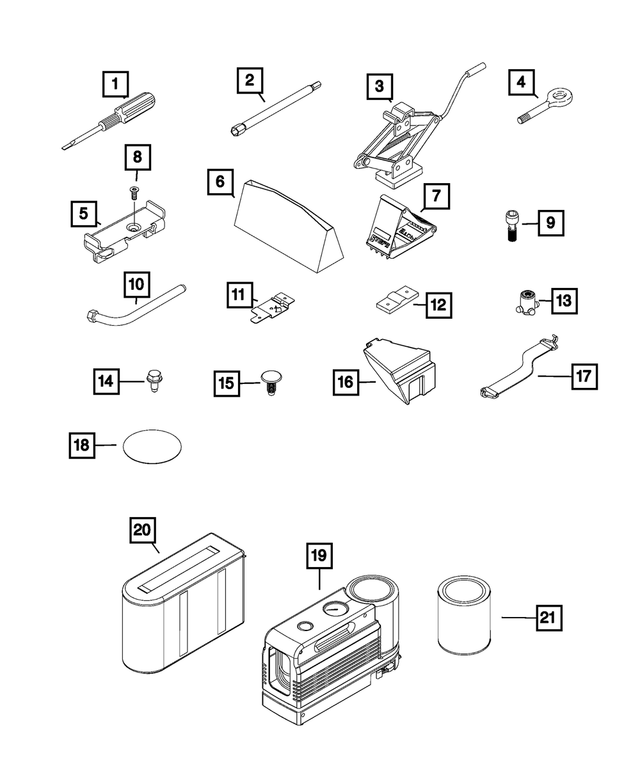 68317227AA - Wheels: Compressor Bag for Mopar Image image