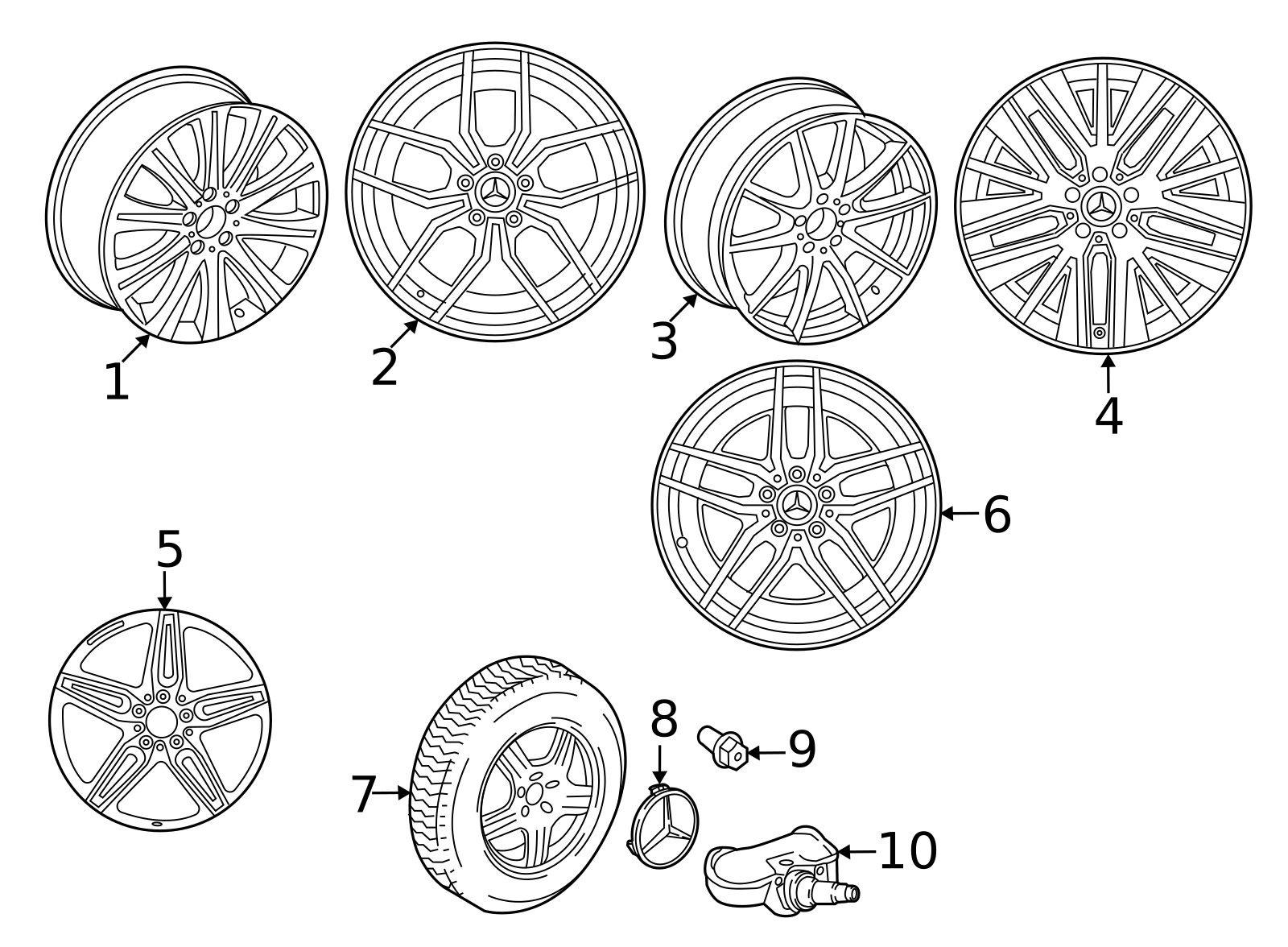 Exchange Spoke Wheel 253-401-53-00-64-7X23 | MB Parts Store