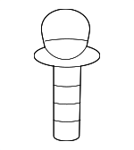 1140806141 - Body: Hinge Upper Bolt for Genesis: Electrified G80, Electrified GV70, G70, G80, G90, GV60, GV70, GV80, GV80 Coupe | Hyundai: Accent, Azera, Elantra, Elantra Coupe, Elantra GT, Elantra N, Genesis, Genesis Coupe, Ioniq, Ioniq 5, Ioniq 6, Kona, Kona Electric, Kona N, Nexo, Palisade, Santa Cruz, Santa Fe, Santa Fe Sport, Santa Fe XL, Sonata, Tiburon, Tucson, Veloster, Veloster N, Venue Image