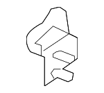 5732A053 - Body: Upper Hinge for Mitsubishi: Lancer, Outlander, Outlander PHEV, Outlander Sport Image