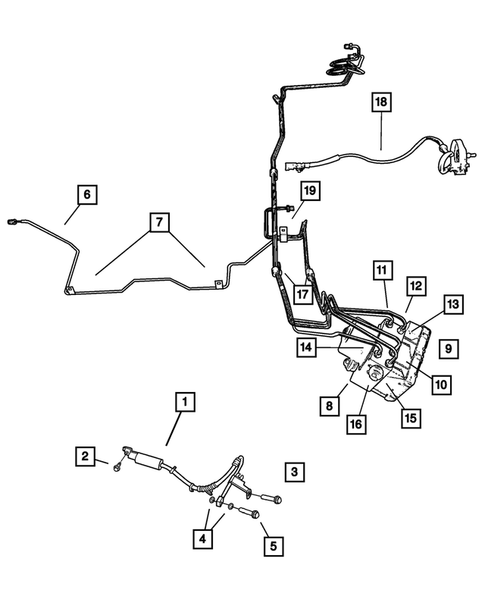 Brake Lines and Hoses for 2004 Dodge Viper #0