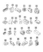 68231556AA - Electrical: Electrical Connector for Mopar Image