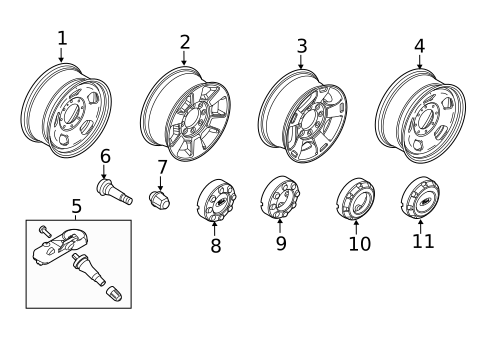 Wheels for 2012 Ford F-350 Super Duty #2