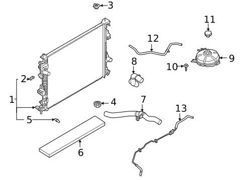 Hoses & Pipes for 2020 Lincoln Corsair #0