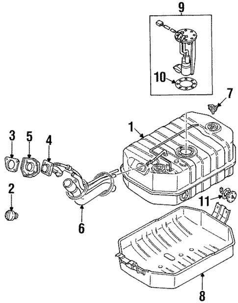 Fuel System Components for 2000 Isuzu Trooper #0