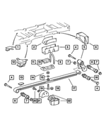 5118680AA - : Spring Bracket, Right Or Left for Mopar Image
