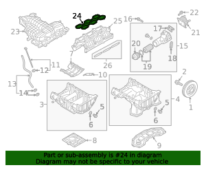29215-3L100 - Intake Case Gasket 2018-2023 Kia | Kia.Parts Store