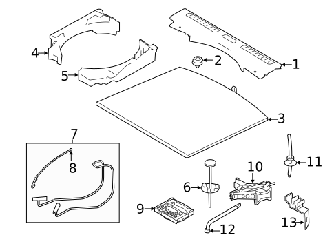 Interior Trim - Rear Body for 2017 Land Rover Range Rover Evoque #1