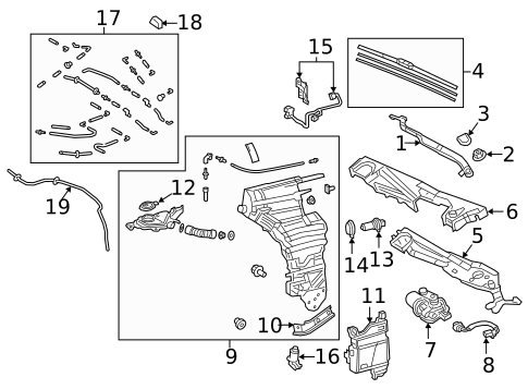 Wipers for 2018 Lexus LS500 #0