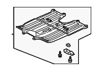 74110SNCA00 - Body: Radiator Support Splash Shield for Honda: Civic Image