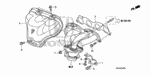 90451PE2000 - Engine: WASHER, SPECIAL (11X28) for Honda Image