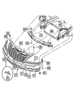 ZN33ARXAA - : Fog Lamp Hole Plug, Left for Mopar Image