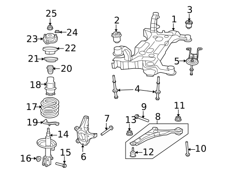 Suspension Components for 2010 Volkswagen Routan #0
