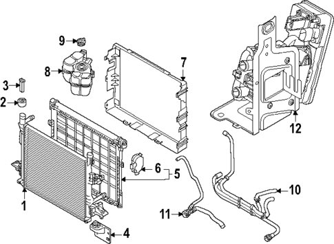 Radiator & Components for 2025 Volkswagen ID. Buzz #0