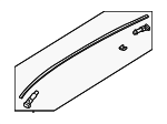 KMV6509L0 - Body: Roof Molding for Mazda Image