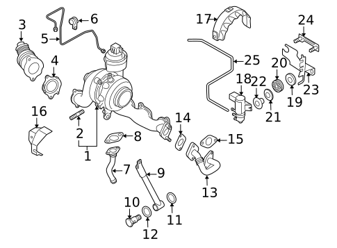 Turbocharger & Components for 2011 Audi A3 #0