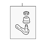 MN161820 - Steering: Outer Tie Rod for Mitsubishi Image