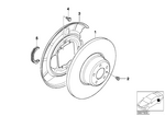 34216767060 - : Brake Disc, Ventilated for BMW Image