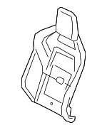 T2R27443 - Body: Seat Back Pad for Jaguar: F-Type, I-Pace Image
