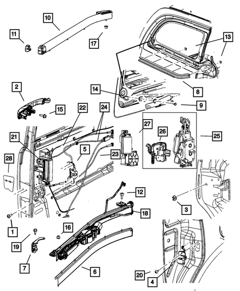 Sliding Cargo Door for 2018 Dodge Grand Caravan #0