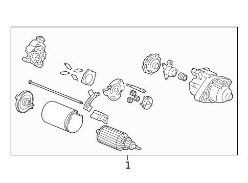 Starter for 2016 Acura RDX #0