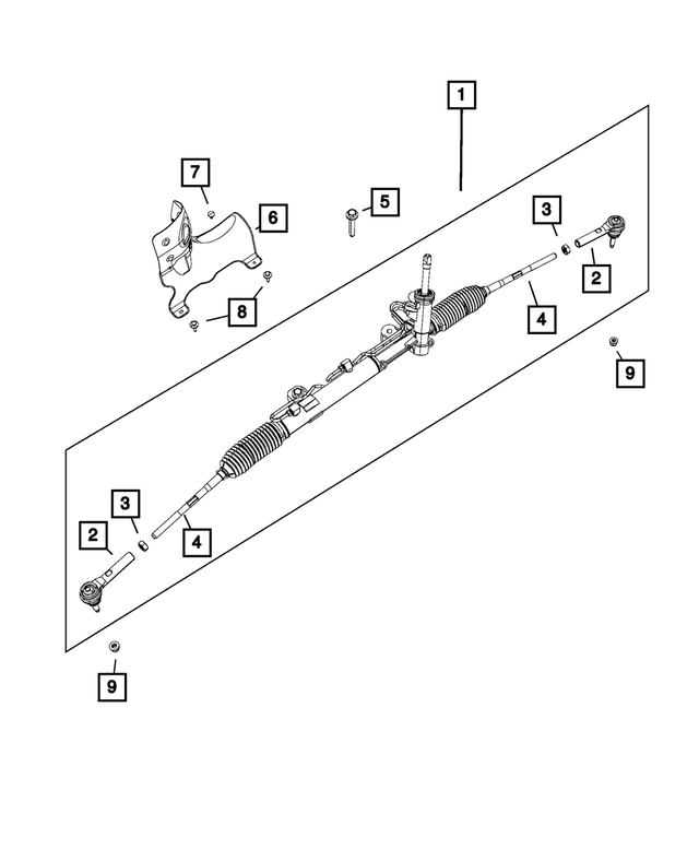 68140632AE - Steering: Rack And Pinion Gear for Mopar Image image