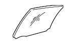 6810347010 - Body: Movable Glass for Toyota: Prius Image