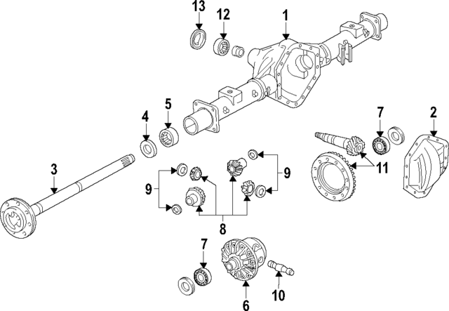 12471595 - Universals &amp; Rear Axle: Differential Pinion Gear Thrust Washer for GM Image