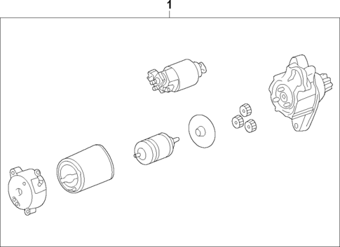 Starter for 2011 Toyota Avalon #0
