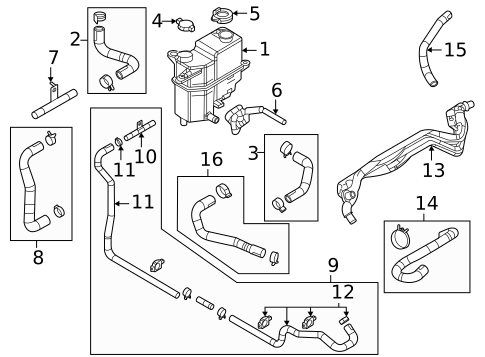 Hoses & Lines for 2024 Mazda CX-90 #0