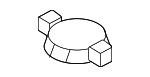 S55115205A - Cooling System: Reservoir Cap for Mazda Image