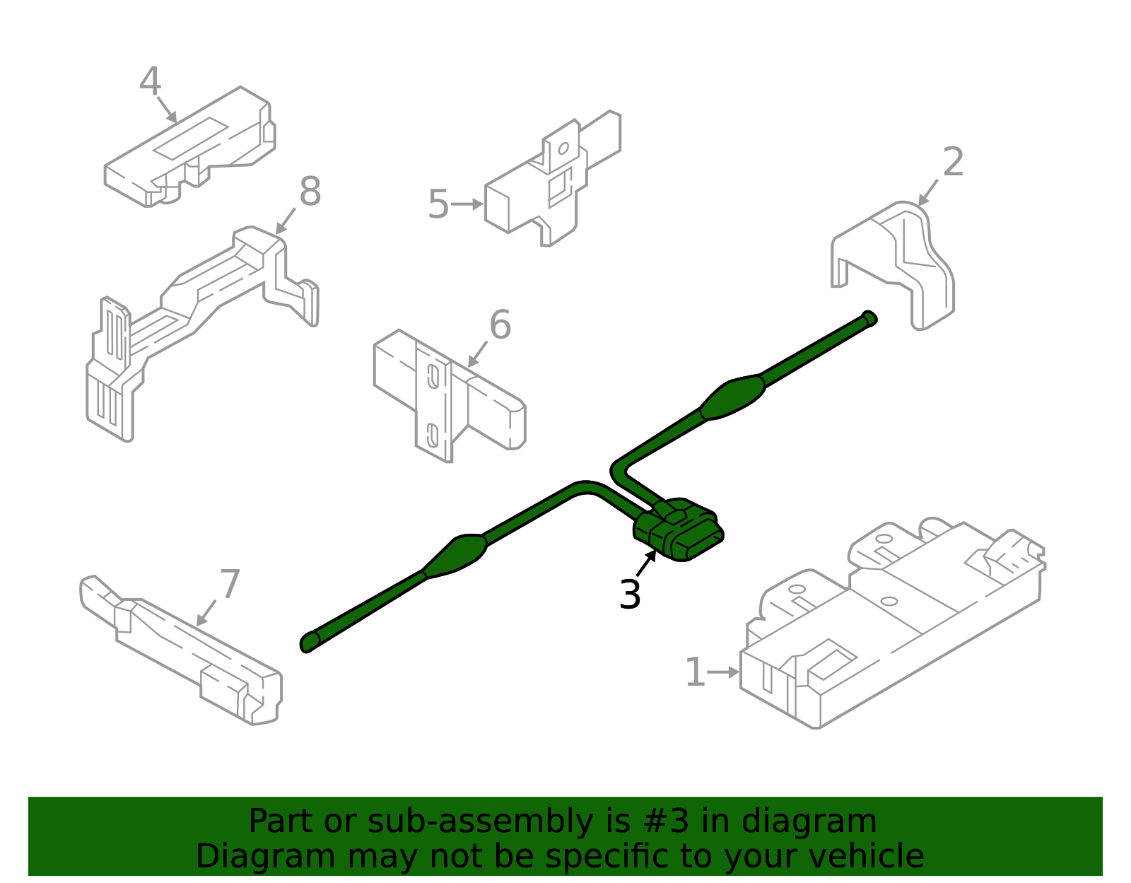 2017-2025 Audi Keyless Entry Module Connector 8W0-962-239 | OEM Parts ...