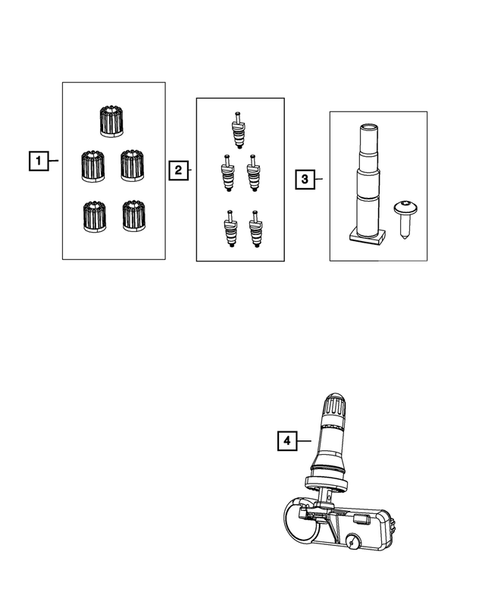 Tire Monitoring System for 2017 Dodge Durango #0