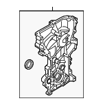 213502E740 - Engine: Front Cover for Hyundai Image