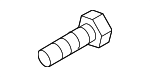 N10416502 - Body: Child Seat Bracket Bolt for Volkswagen: e-Golf, Golf, Golf R, GTI, Jetta, R32, Rabbit Image