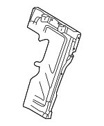 1K0885503AS - Body: Seat Back Frame for Volkswagen: Golf, Golf R, GTI, R32, Rabbit Image