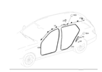 204860070564 - Trim and Lining: Window Airbag for Mercedes-Benz Image