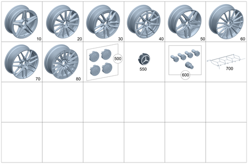 Wheels and Accessories for 2024 Mercedes-Benz GLB35 AMG #0