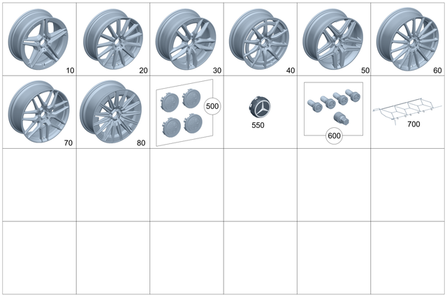 4000900 - Wheels and Accessories: Wheel Trim for Mercedes-Benz: 180A, 180b, 220a, 250, 300S, A220, A35 AMG, C250, C300, C350, C350e, C400, C450 AMG, C63 AMG, CL550, CL600, CL63 AMG, CL65 AMG, CLA250, CLA35 AMG, CLA45 AMG, CLA45 AMG S, CLS400, CLS550, CLS63 AMG, CLS63 AMG S, E250, E350, E400, E550, E63 AMG, E63 AMG S, GL350, GL450, GL550, GL63 AMG, GLA250, GLA35 AMG, GLA45 AMG, GLB250, GLB35 AMG, GLE300d, GLE350, GLE400, GLE43 AMG, GLE450 AMG, GLE550e, GLE63 AMG, GLE63 AMG S, GLS350d, GLS450, GLS550, GLS63 AMG, Maybach S550, Maybach S560, Maybach S600, Maybach S650, ML250, ML350, ML400, ML550, ML63 AMG, R320, R350, R500, S350, S400, S450, S500, S550, S550e, S560, S600, S63 AMG, S65 AMG, SL400, SL450, SL550, SL63 AMG, SL65 AMG, SLC300, SLC43 AMG, SLK250, SLK300, SLK350, SLK55 AMG Image