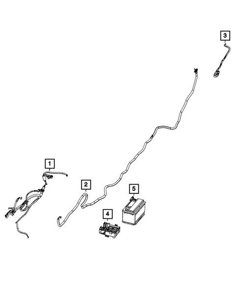 Battery, Battery Tray and Cables for 2023 Jeep Grand Wagoneer #8