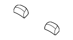 89700D4020HE4 - Body: Headrest for Kia Image