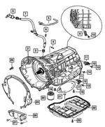4799662AB - : Transmission Oil Filter for Mopar Image