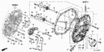 21230RY0000 - Transmission - Automatic: COVER ASSY., L. SIDE for Honda Image