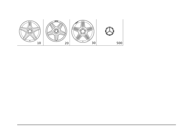 4000900 - Wheels and Accessories: Wheel Trim for Mercedes-Benz Image