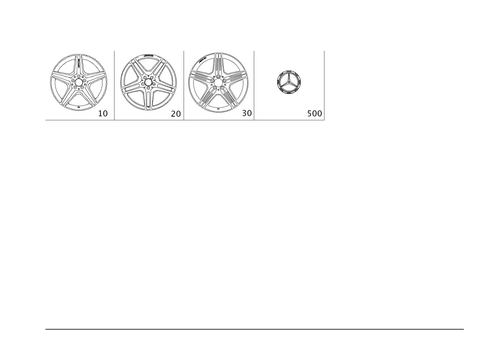 Wheels and Accessories for 2003 Mercedes-Benz S500 #0